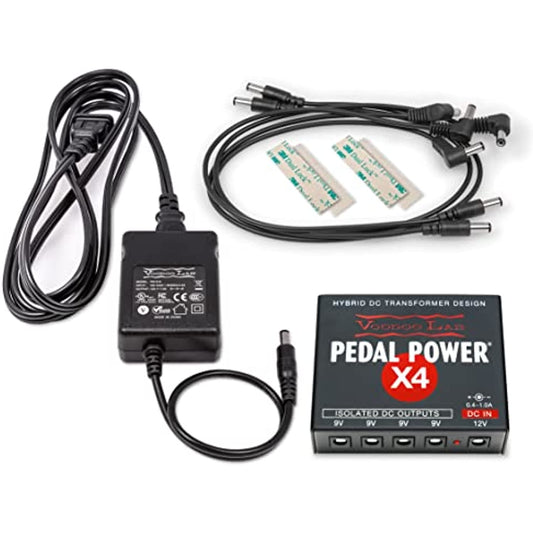 Voodoo Lab Pedal Power X4 Isolated Power Supply - electronicsexpo.com - Guitar Pedals & Effects