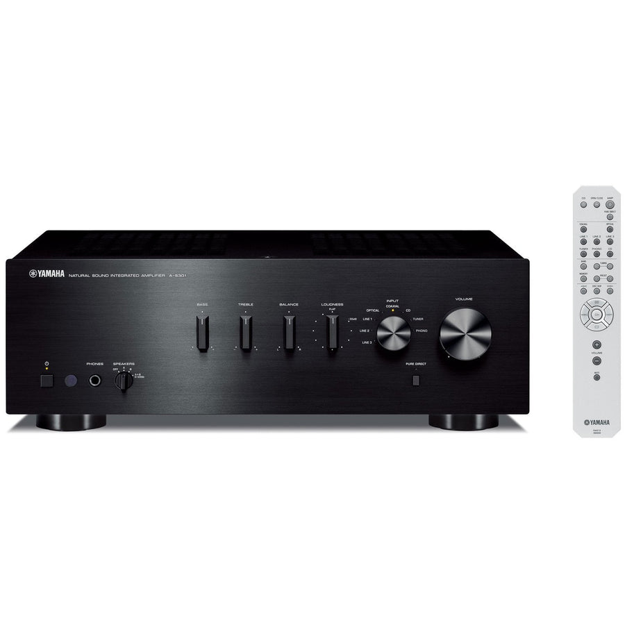 Yamaha A - S301BL Natural Sound Integrated Stereo Amplifier - electronicsexpo.com - Integrated Amplifiers