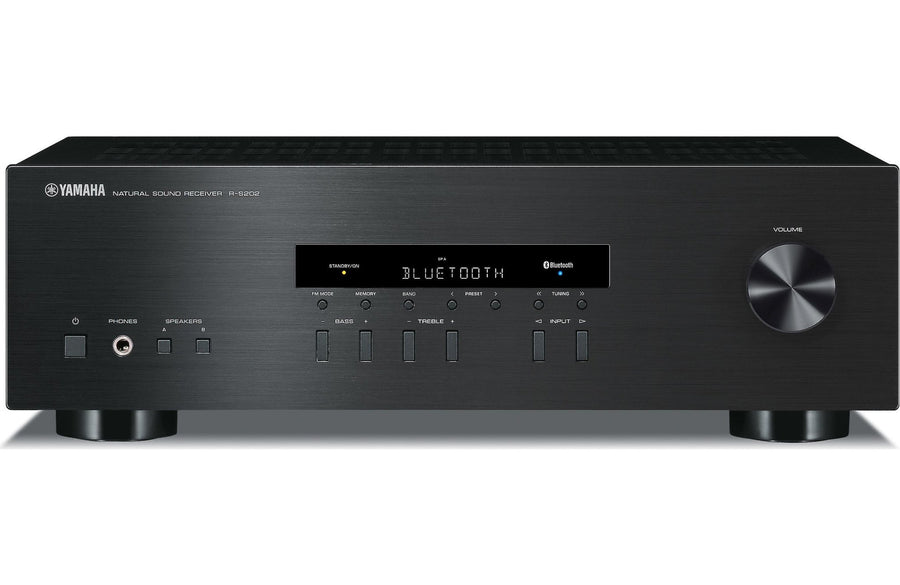 Yamaha R - S202 Stereo Receiver with Bluetooth (Certified Refurbished) - electronicsexpo.com - Home Theater Receivers