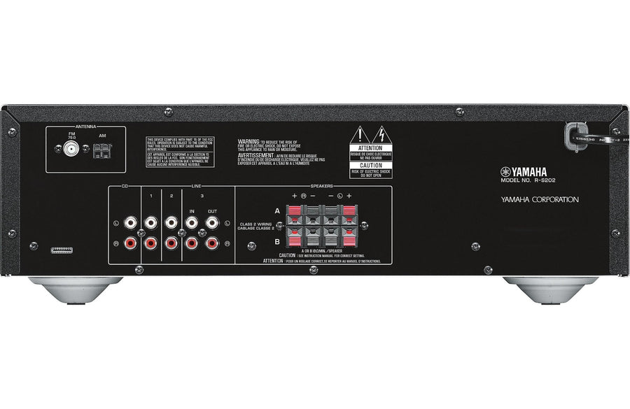 Yamaha R - S202 Stereo Receiver with Bluetooth (Certified Refurbished) - electronicsexpo.com - Home Theater Receivers