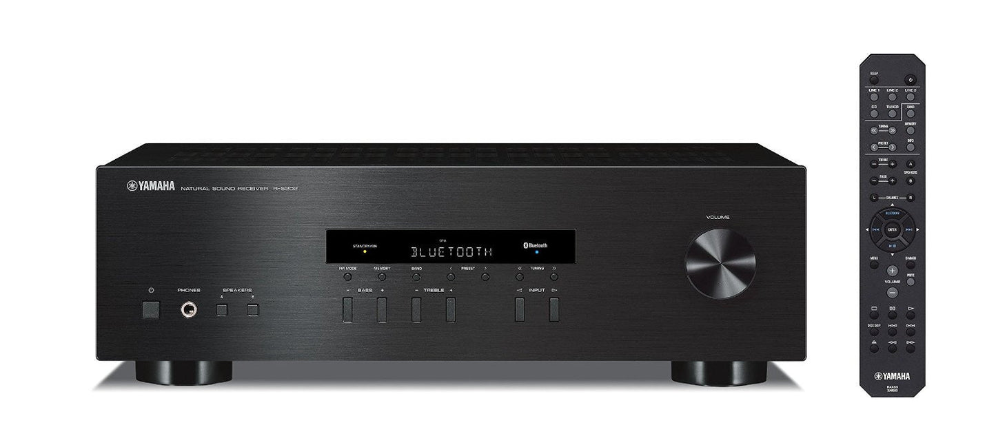 Yamaha R - S202 Stereo Receiver with Bluetooth (Certified Refurbished) - electronicsexpo.com - Home Theater Receivers